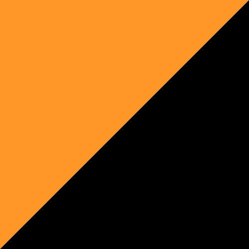 Orange/Svart