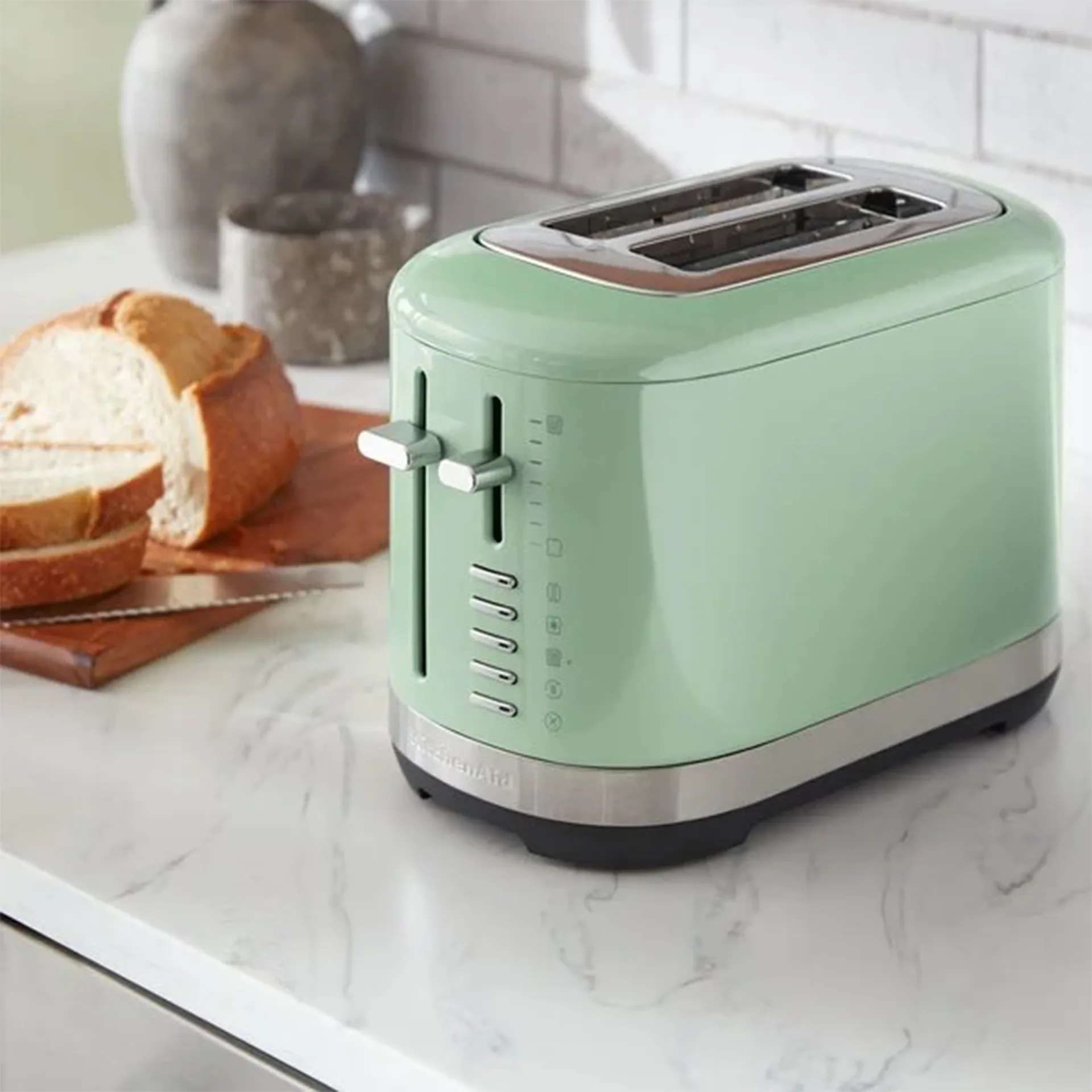 2 Slice Metal Toaster 5KMT2109EPT Pistaccio - KitchenAid - NO GA