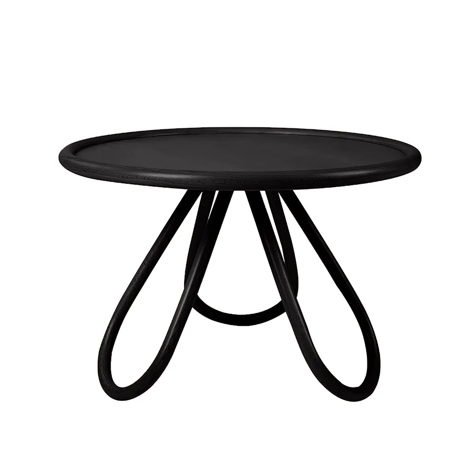 Arch Coffee Table, Black C01, Lacquered Beech