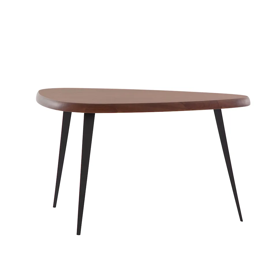 527 Mexique bord - American Walnut/Mat Black Legs