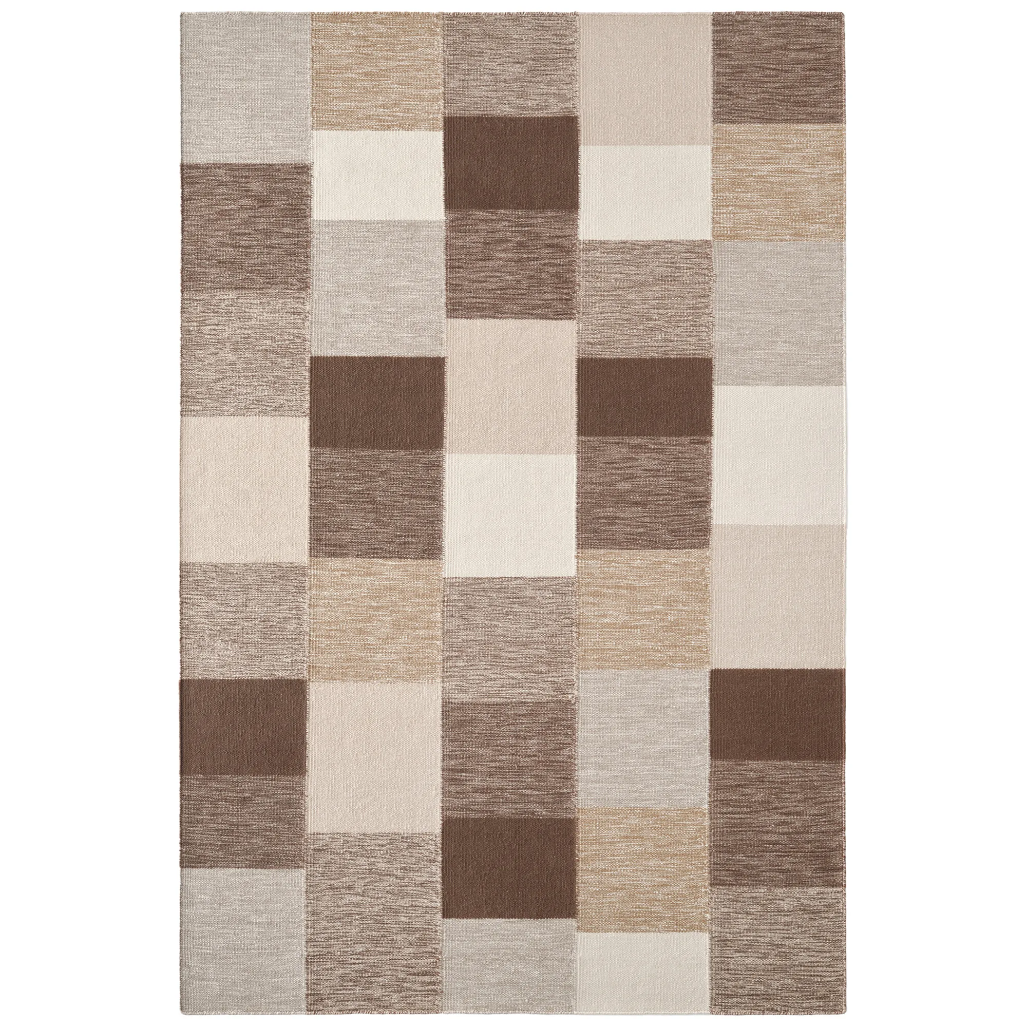 Patchwork 01 Brown ullmatta - 1