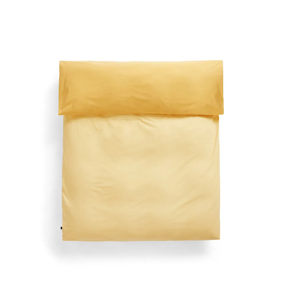 Duo Duvet Cover 220 x 220 - Golden yellow