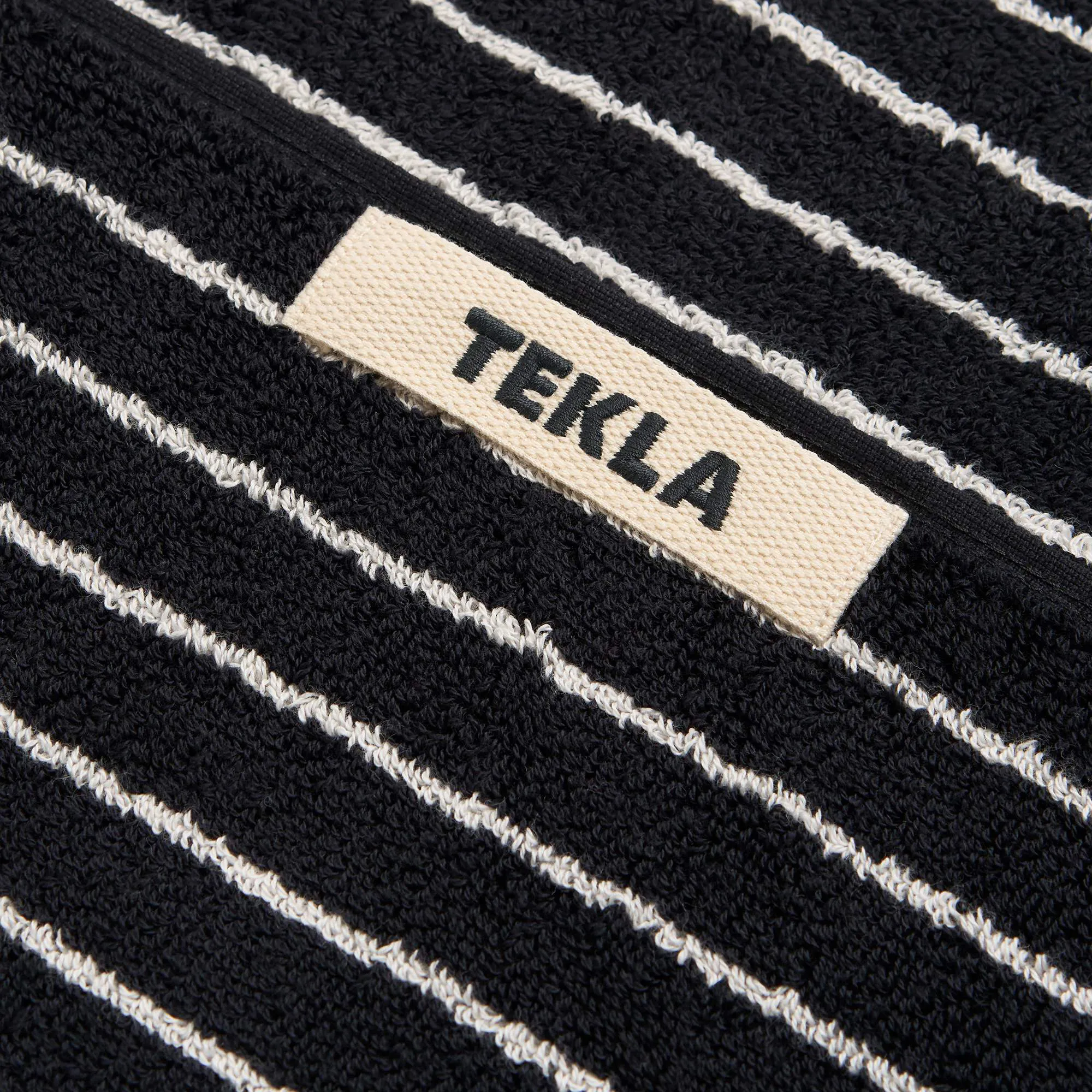 Terry Black Stripes handduk - 2