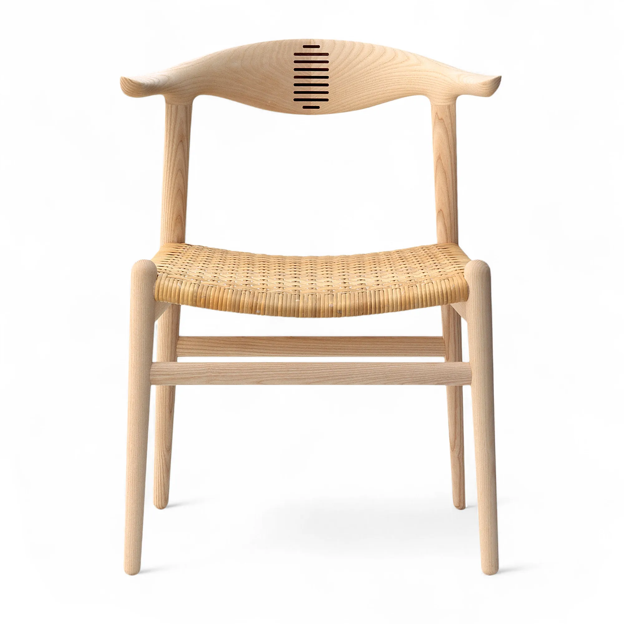 PP505 Cow Horn Chair rottingsits stol - 1