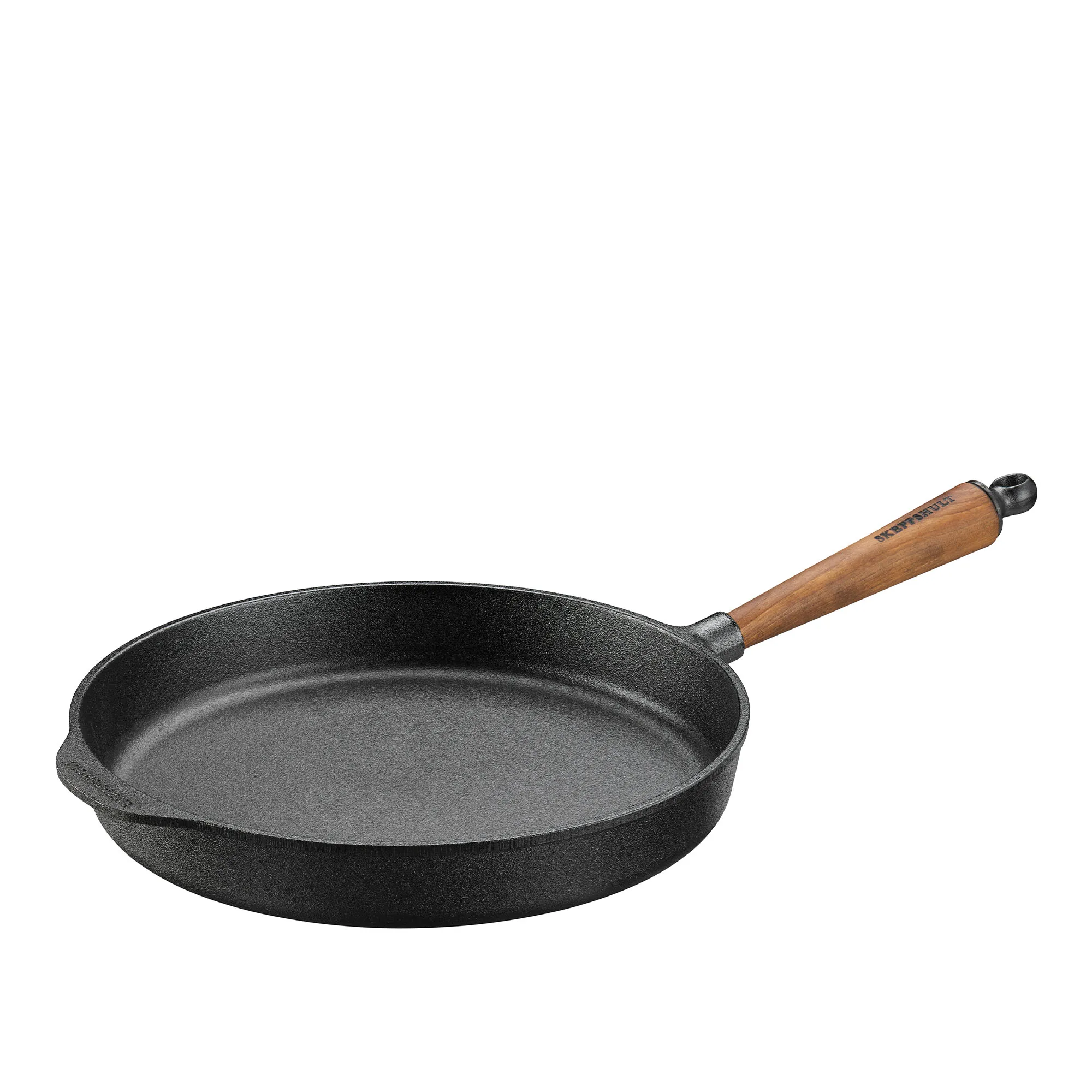 Traktörpanna 30 cm valnötshandtag - 1