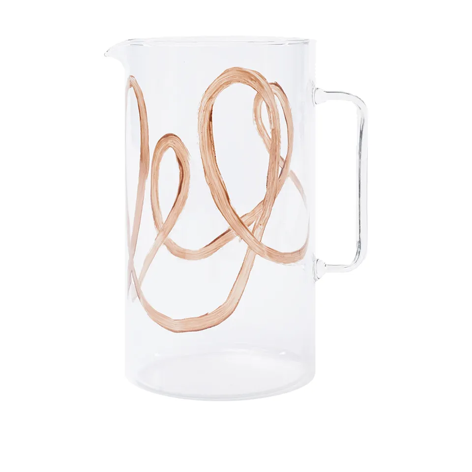 Soft Serve Pitcher Brown Swirl