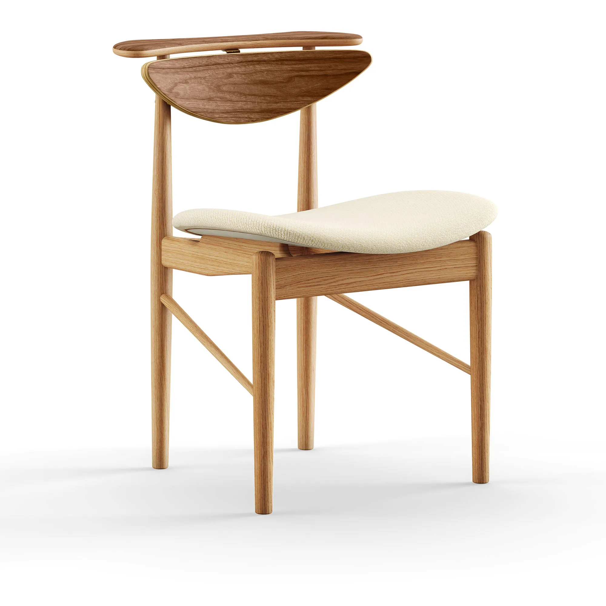 Reading stol Dark oiled Oak/Walnut - 1