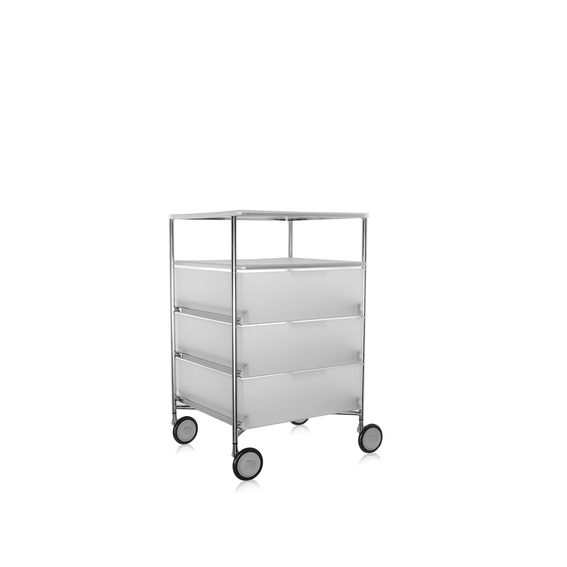 Mobil 3 Drawers / 1 Shelf with Wheels - Kartell - NO GA