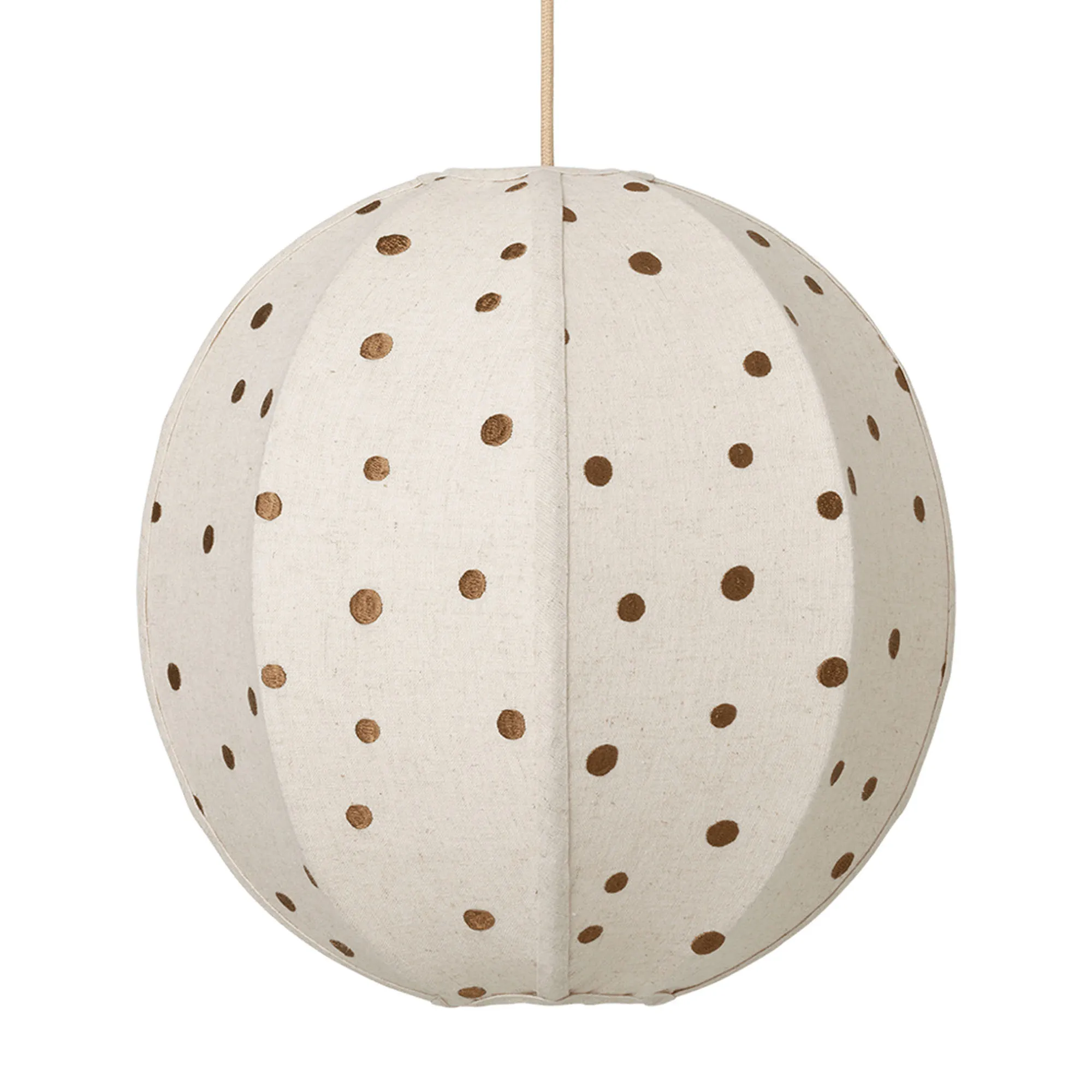 Embroided Textile lampskärm