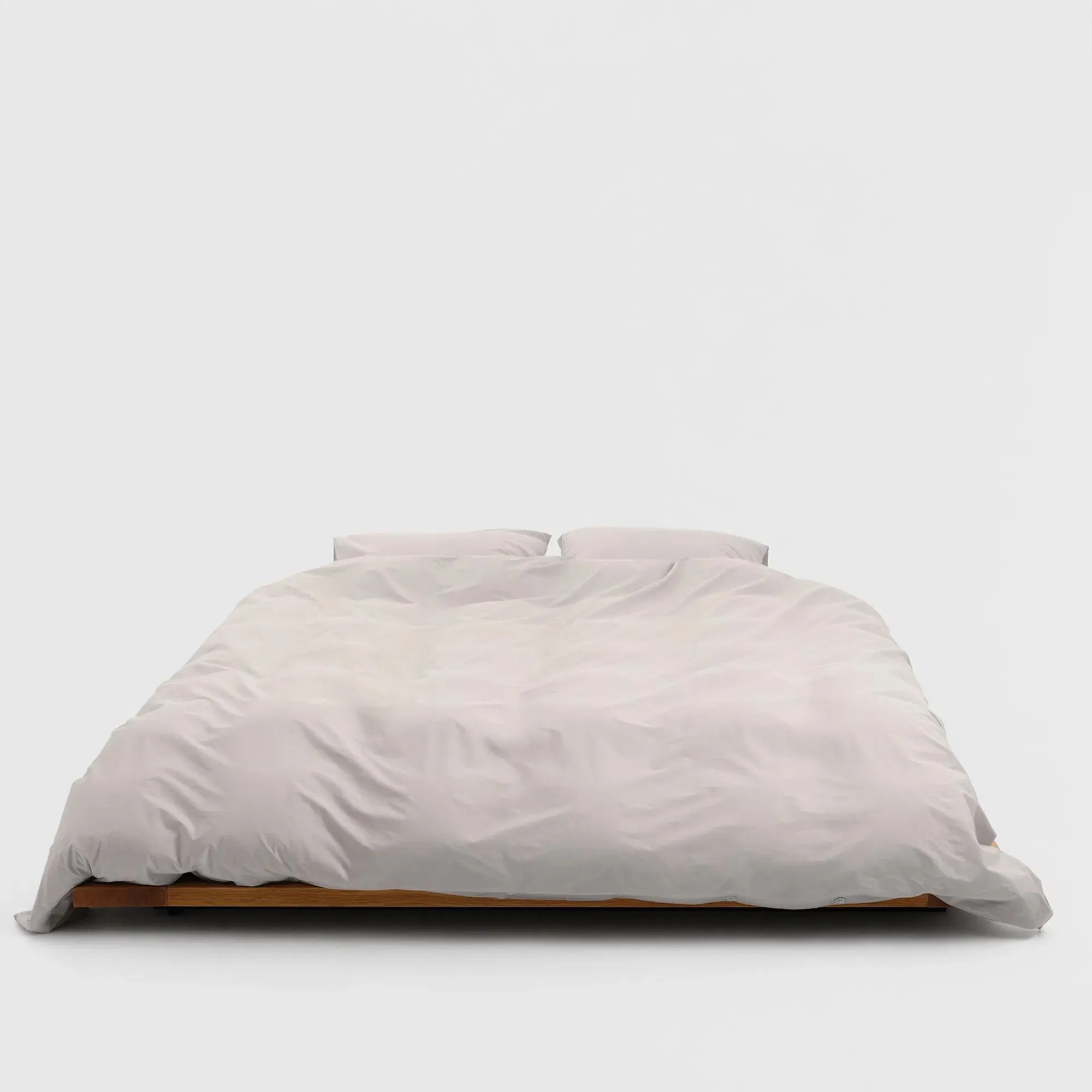 Percale Solid Soft Grey påslakan - 4