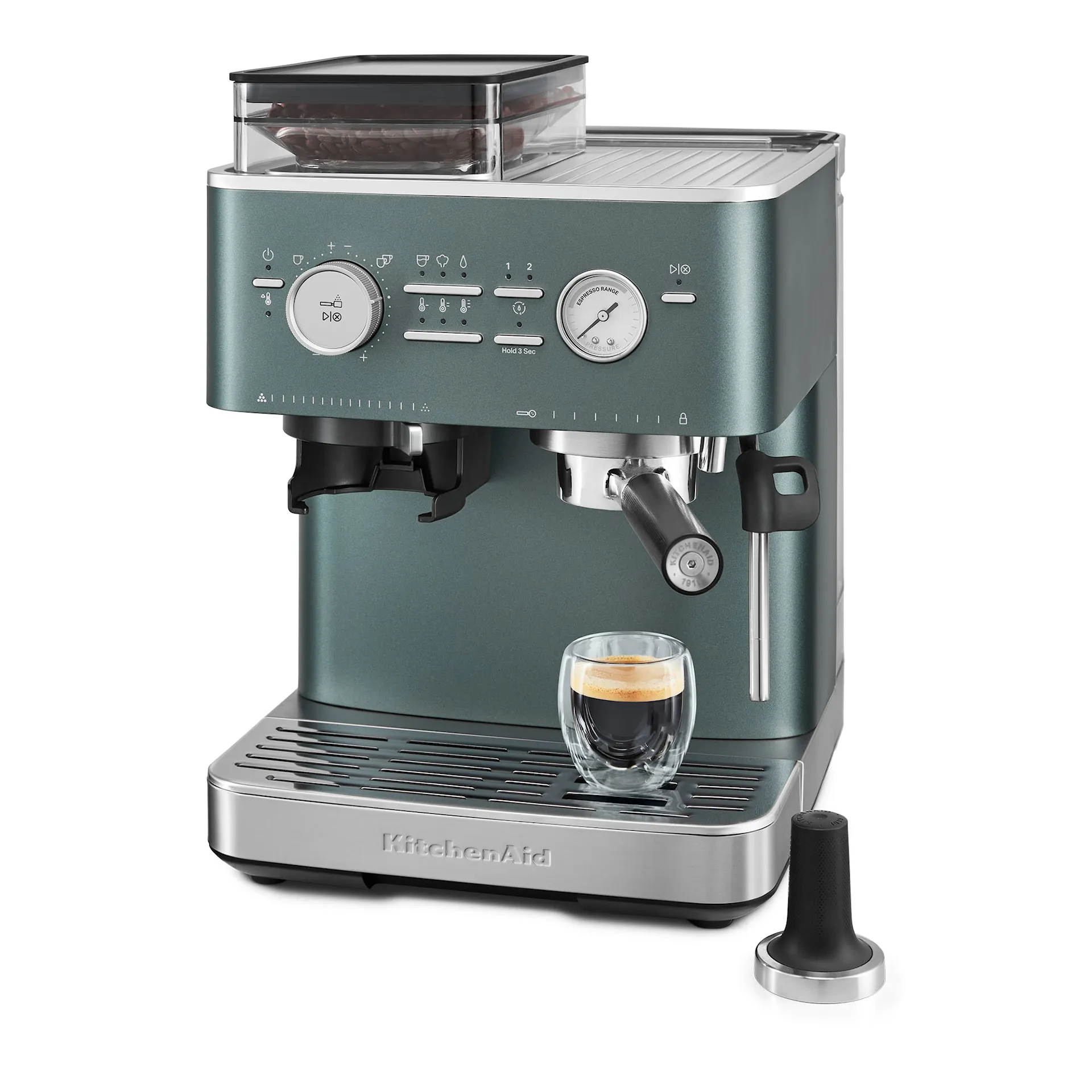 Halvautomatisk espressomaskin med kvarn juniper 5KES6551EJP - KitchenAid - NO GA