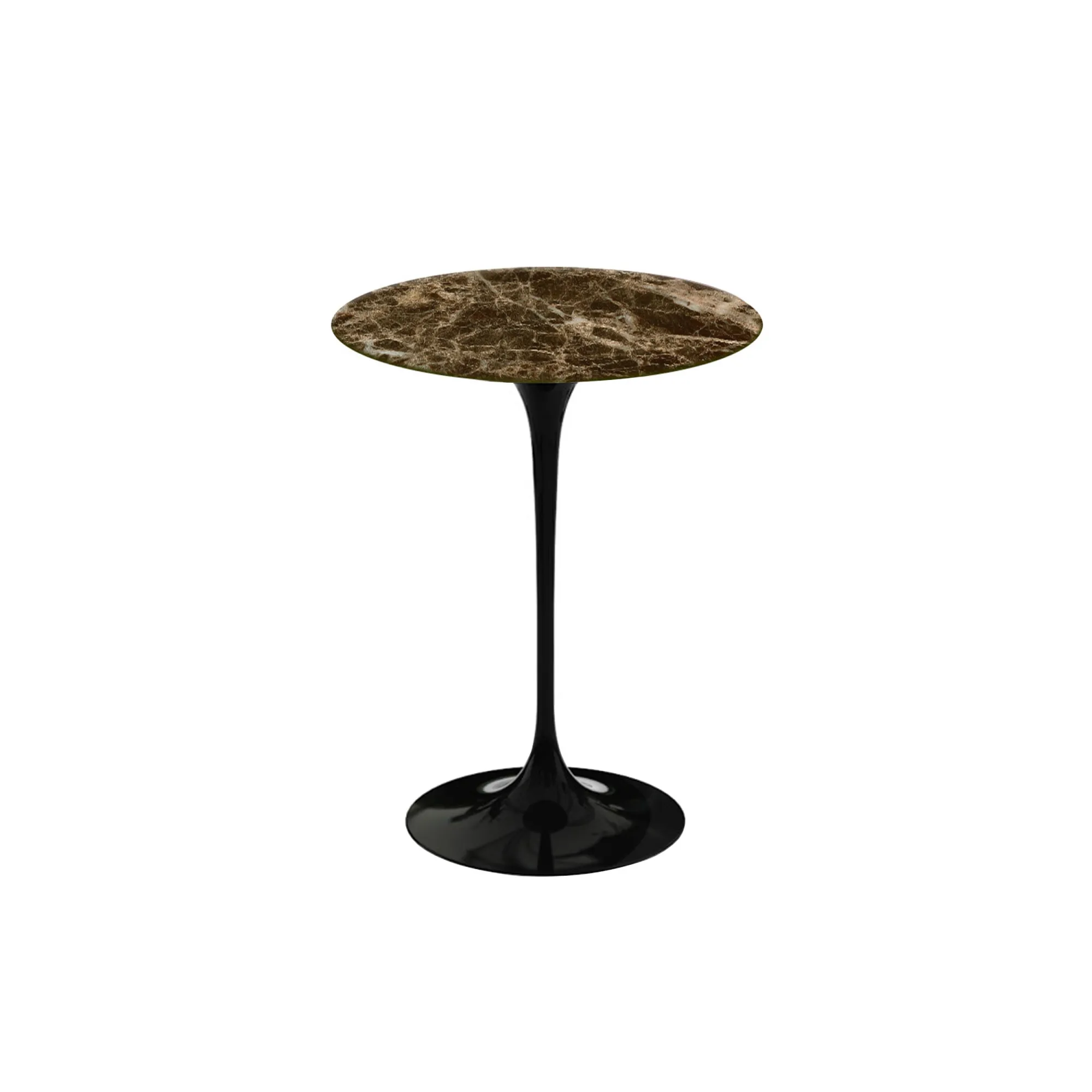 Saarinen Round sidobord Ø 41 cm Black - 1