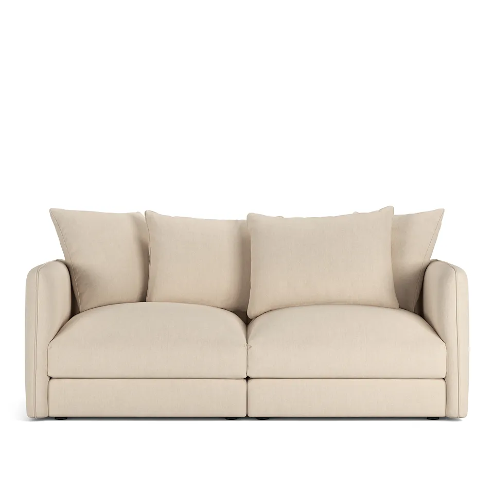 Pavarotti 2-Seater Shadow Nature Fixed Upholstery