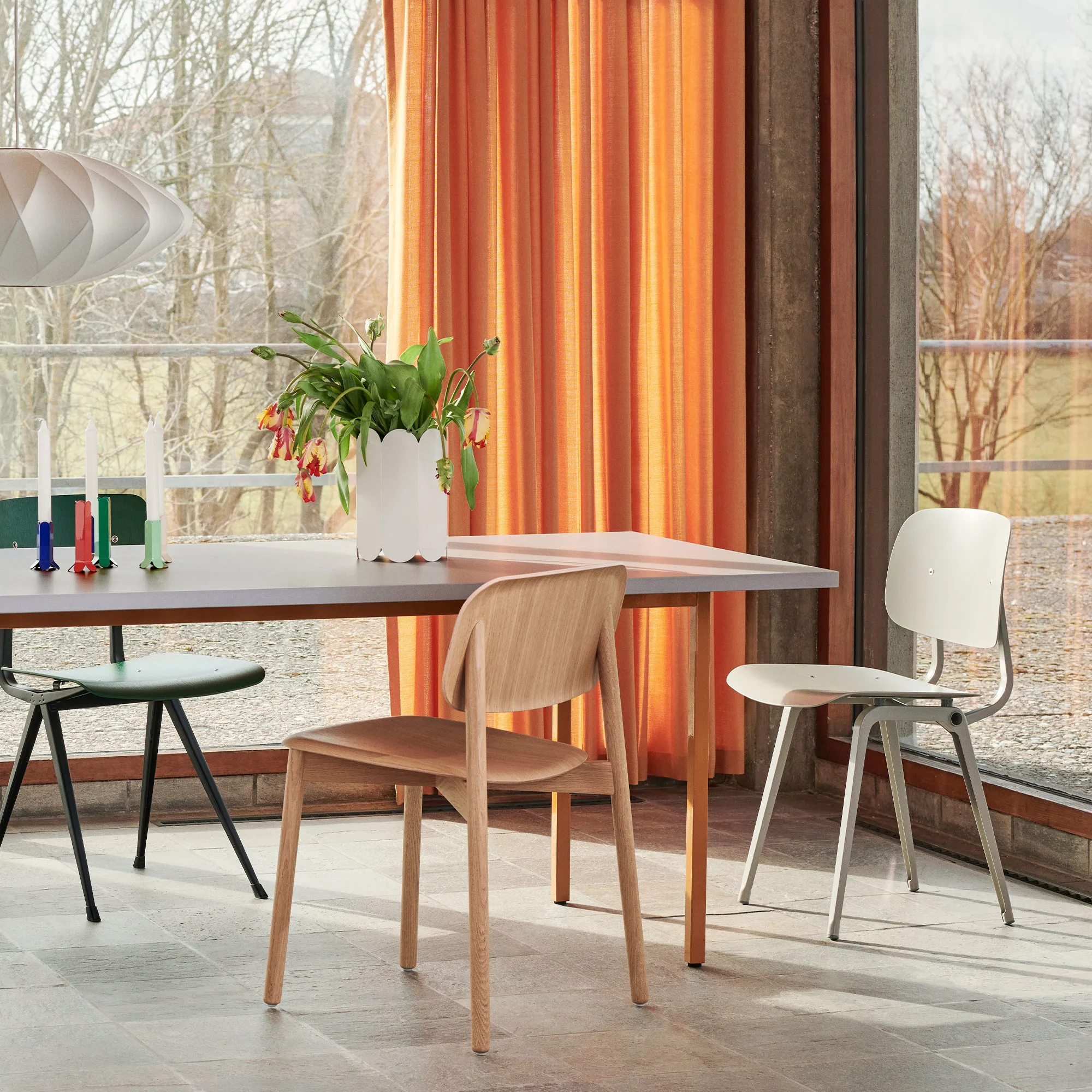 Two-Colour matbord 160 cm - 6