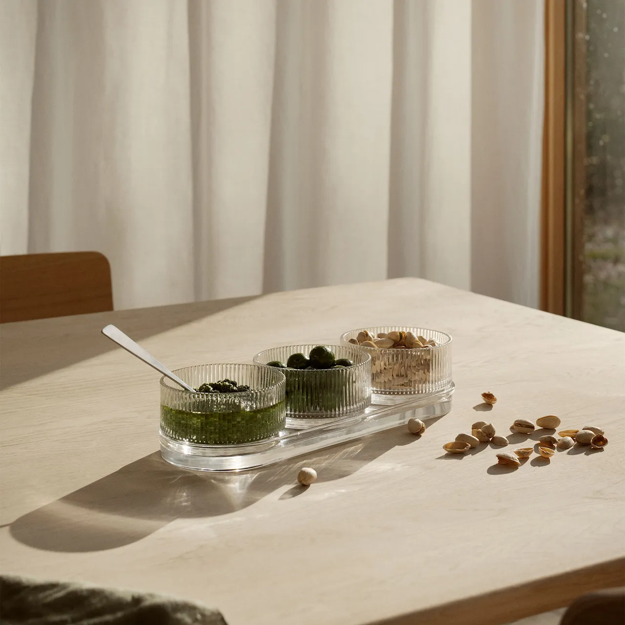 Stelton Pilastro Tapas Set Clear