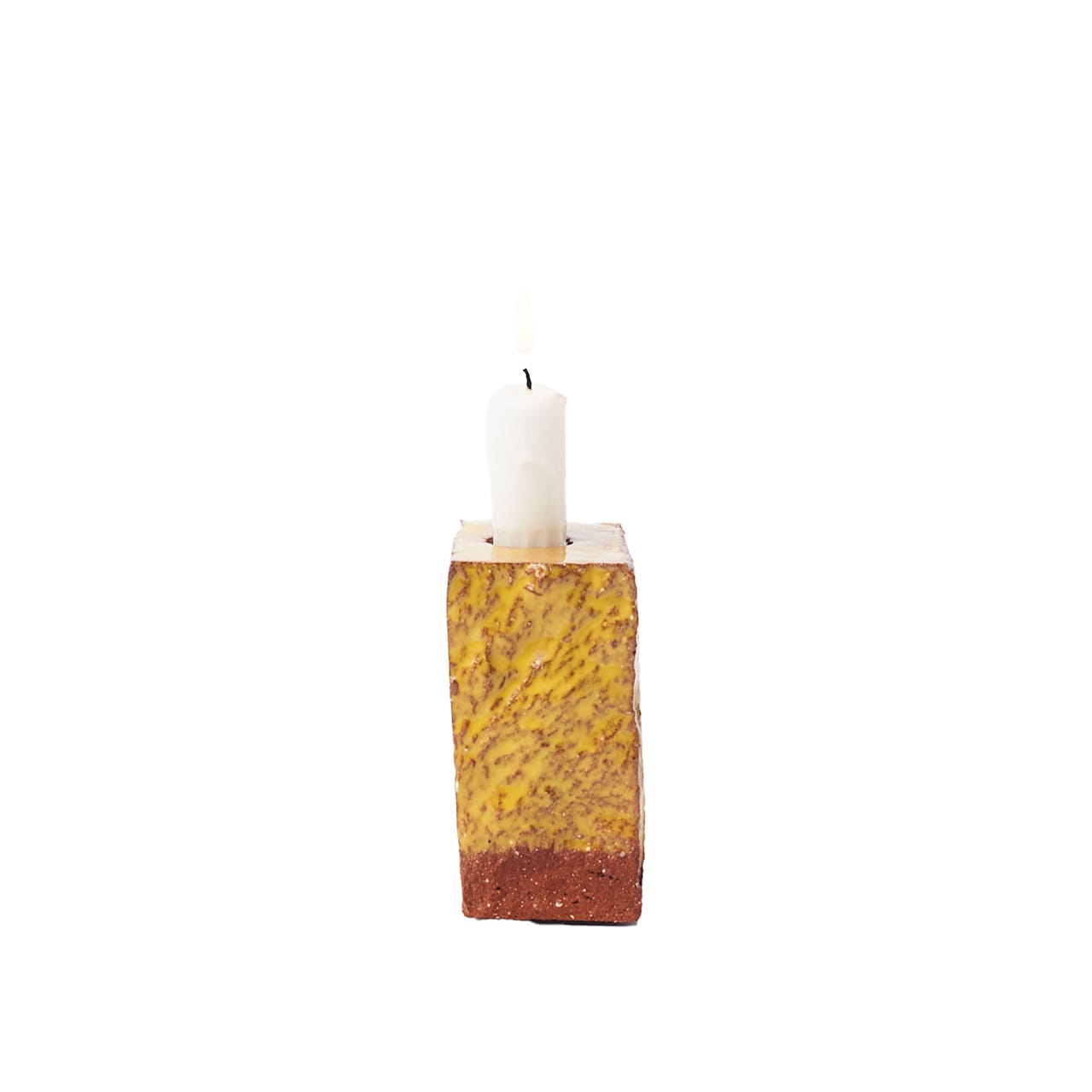 A Single Brick Candle