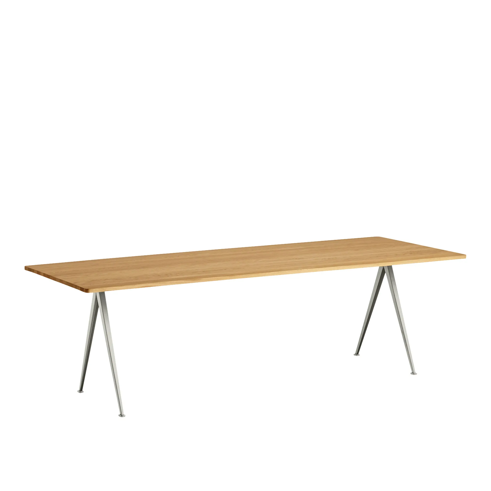 Pyramid 02 table 85x250 cm beige powder coated steel - 1