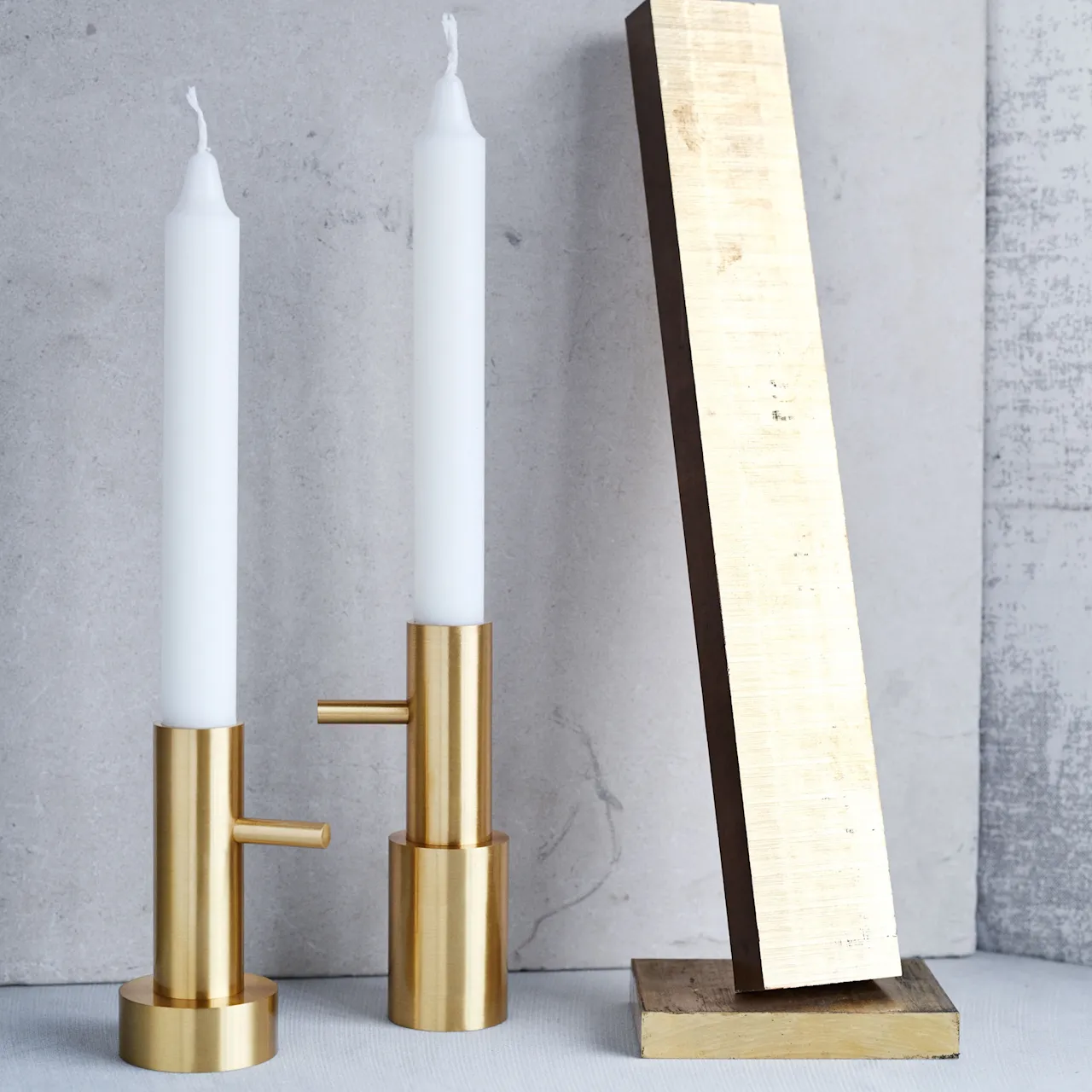 Candle Holder Single Brass