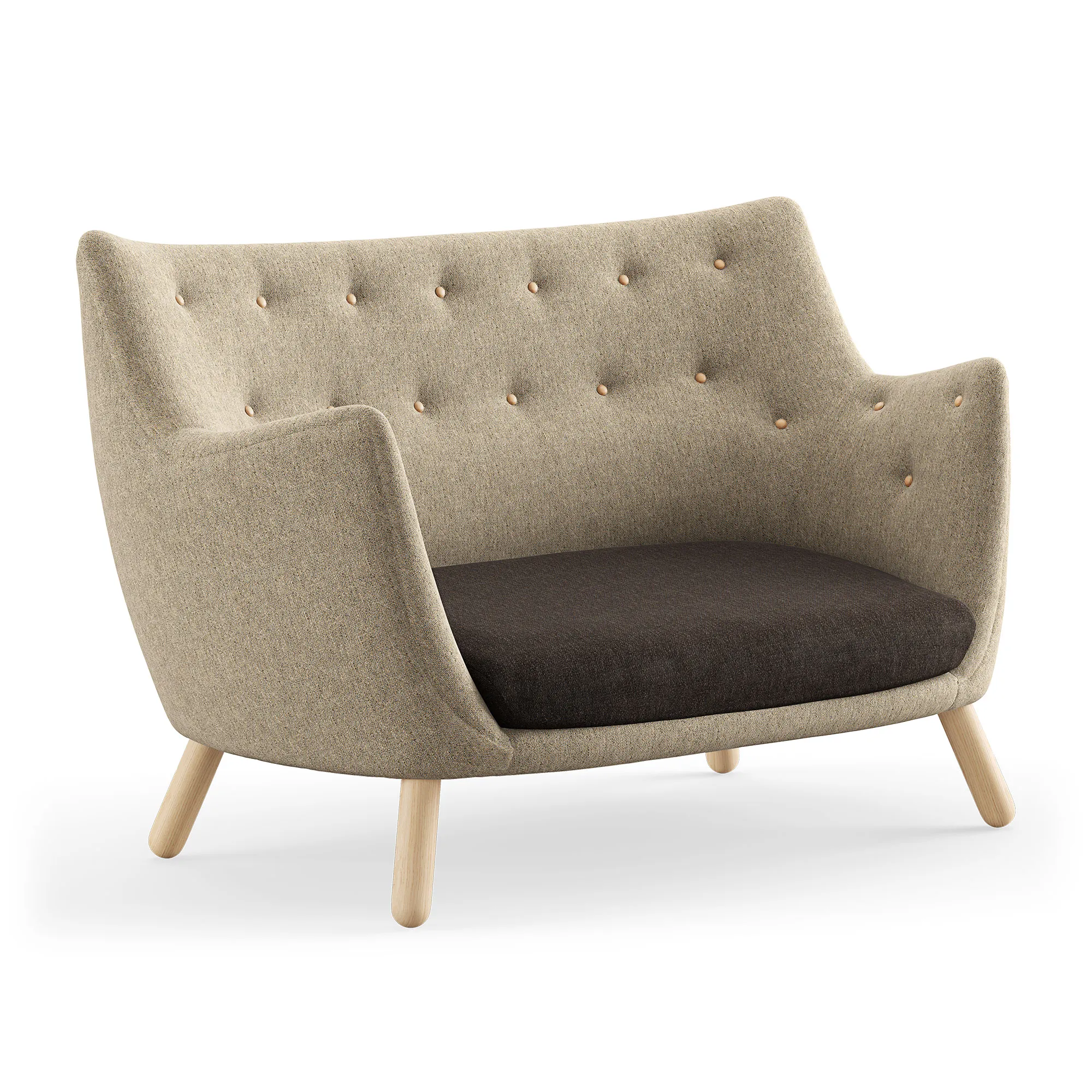 Poet soffa Light oiled oak - 1