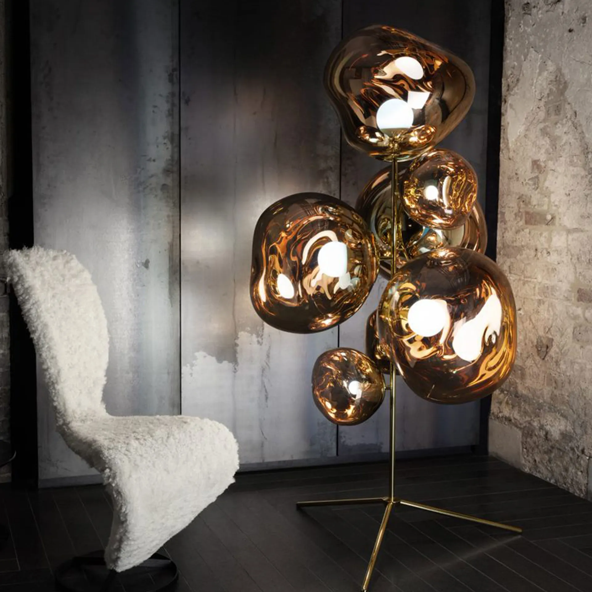 Melt Stand Chandelier - Tom Dixon - Front Design - NO GA