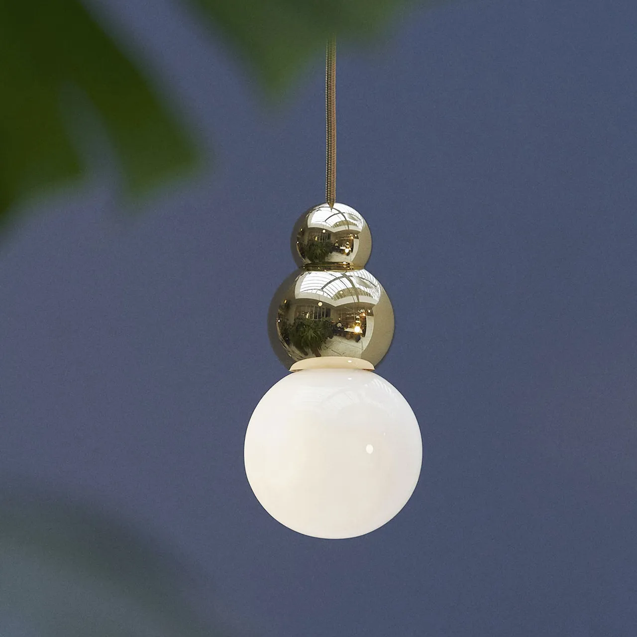 ?Ball Light Large Pendant Flex Polished Brass