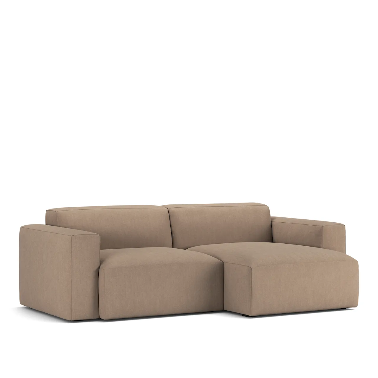 Brick 2-sitssoffa schäslong höger
