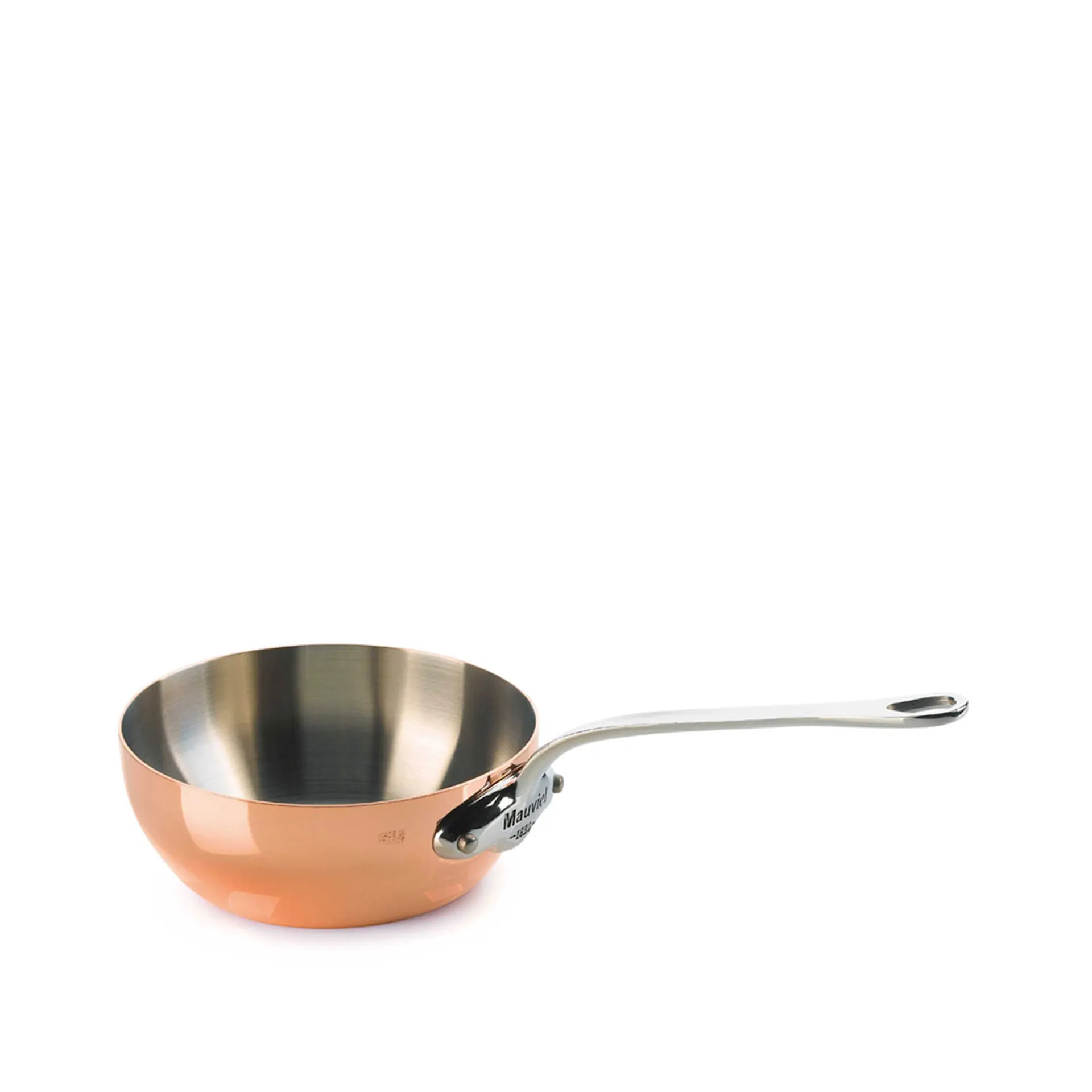 Sauté Pan M'150S Copper/Steel - 2 L - Mauviel - NO GA