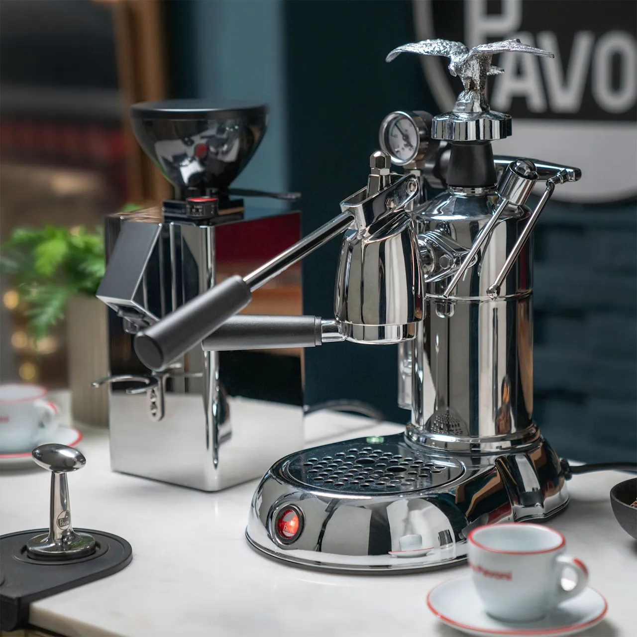 Milano Legno Nera manuell espressomaskin