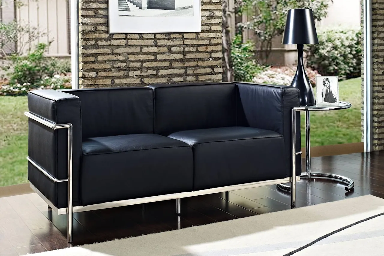 LC3 soffa 2-sits Polyester