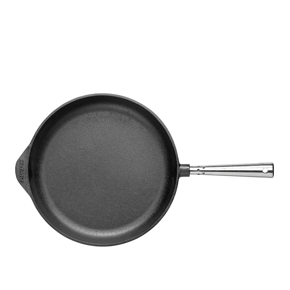 Stekpanna rak kant 28 cm stålhandtag