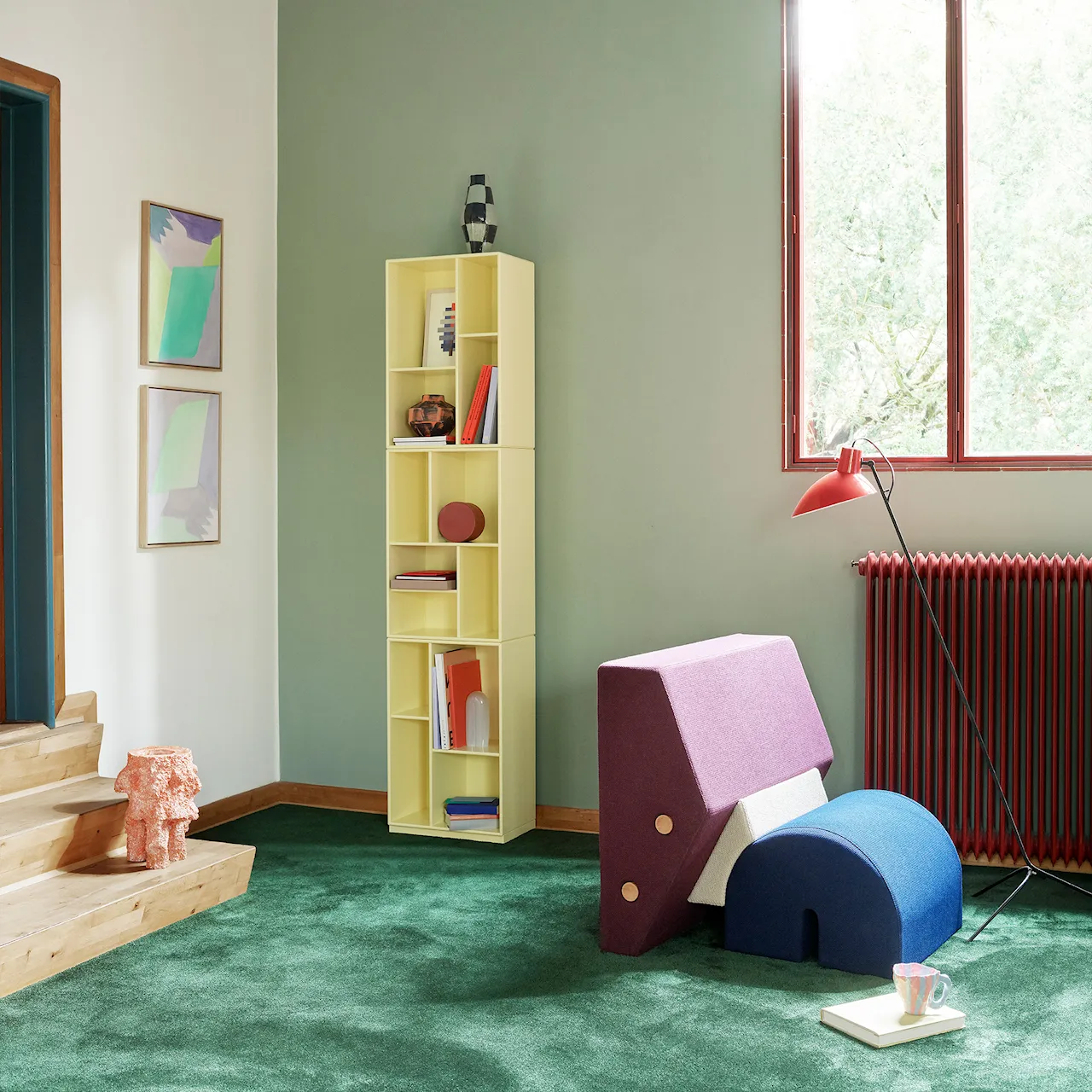 Loom Slim bokhylla sockel 7 cm