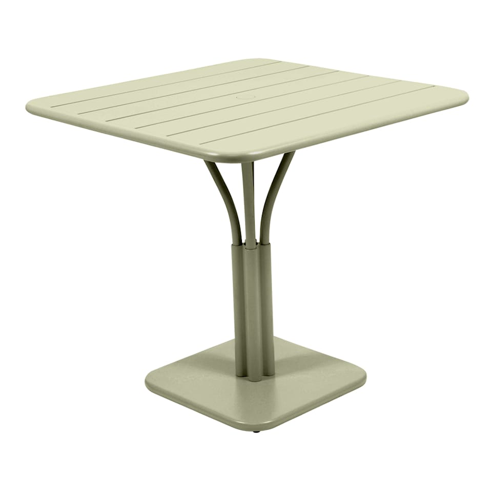 Luxembourg Pedestal Table 80x80 cm, Nutmeg
