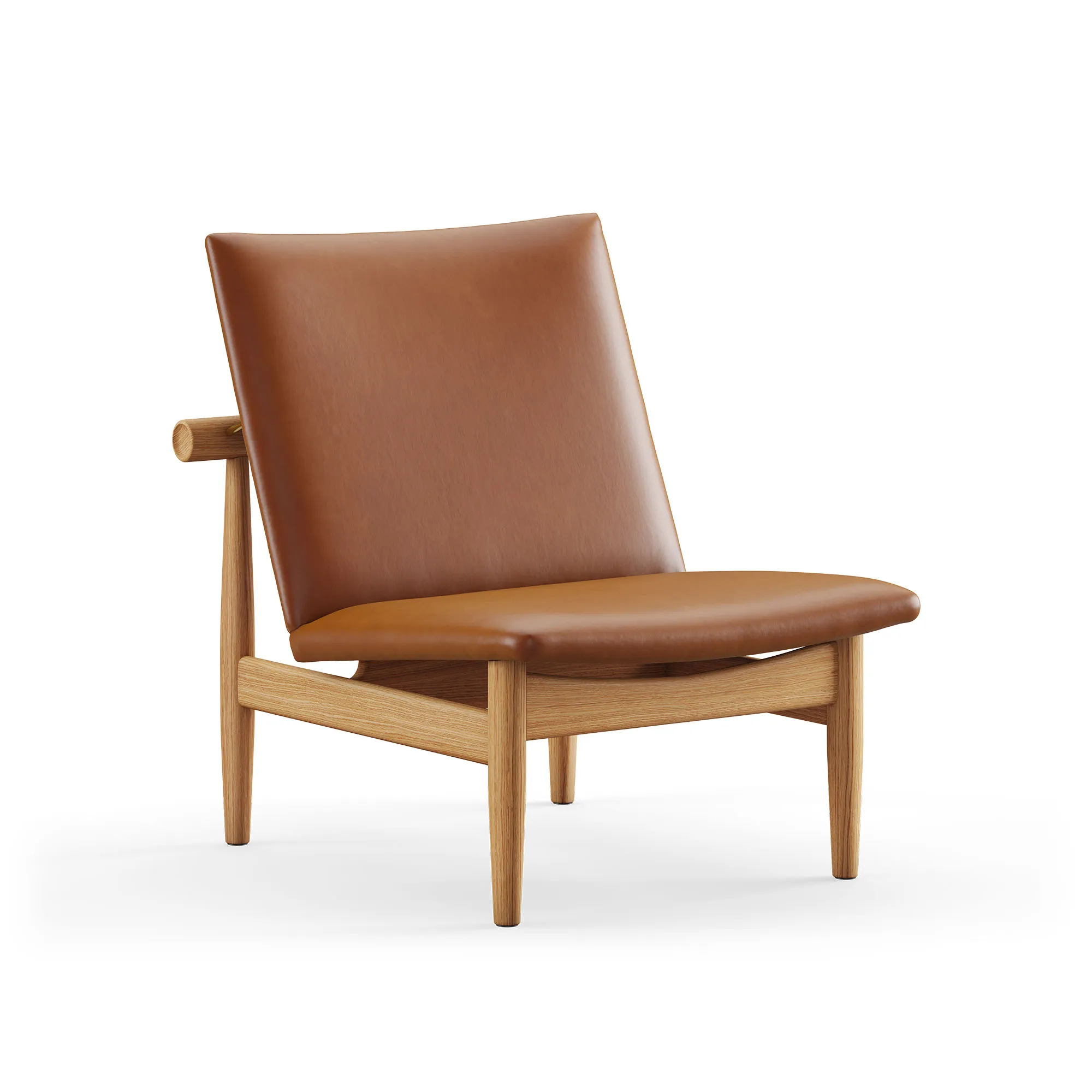 Japan fåtölj Dark oiled oak - 1