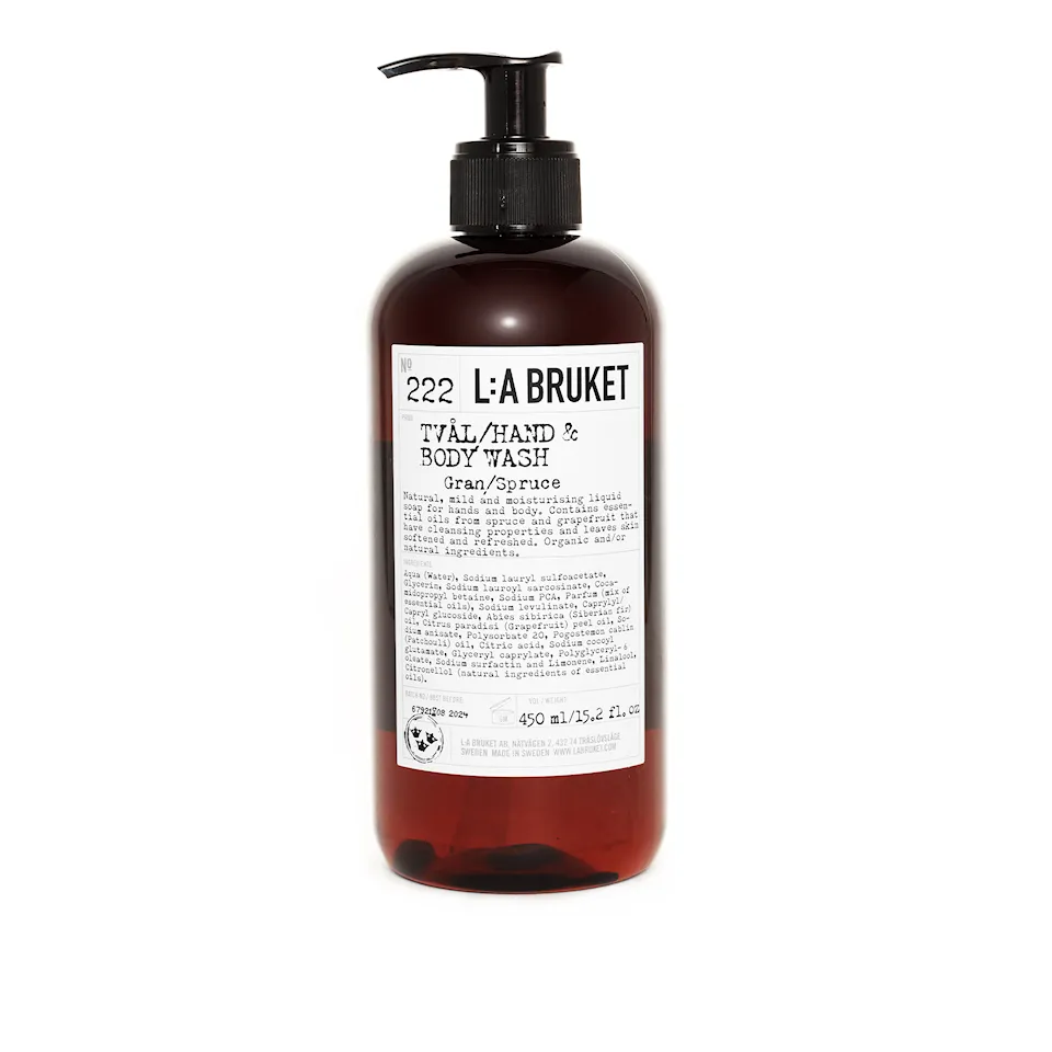 222 Spruce hand- & kroppstvål 450 ml