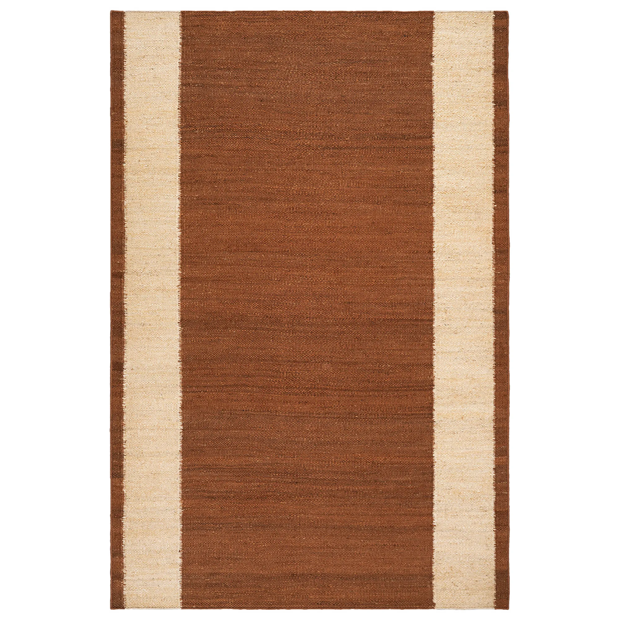 Jute Stripes Red matta - 1