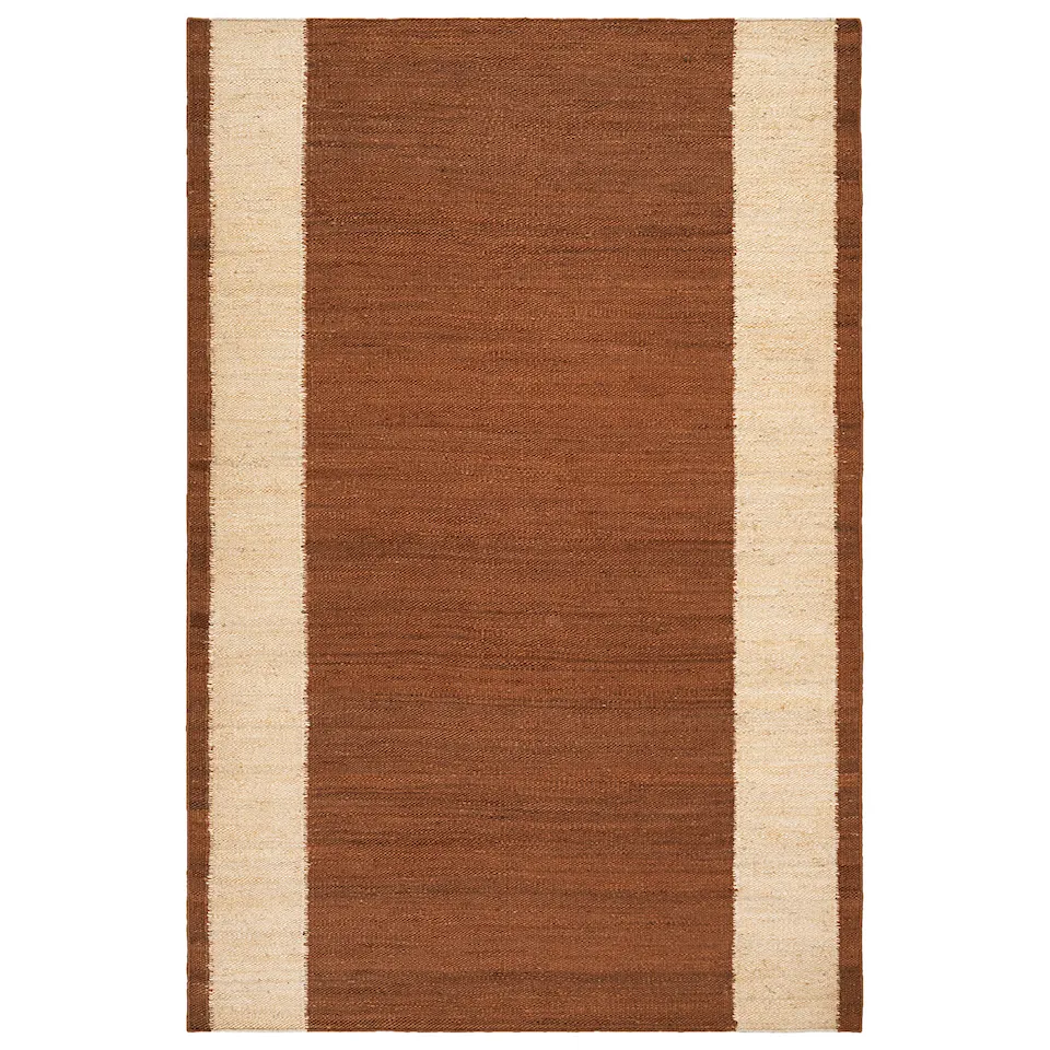 Jute Stripes Red matta