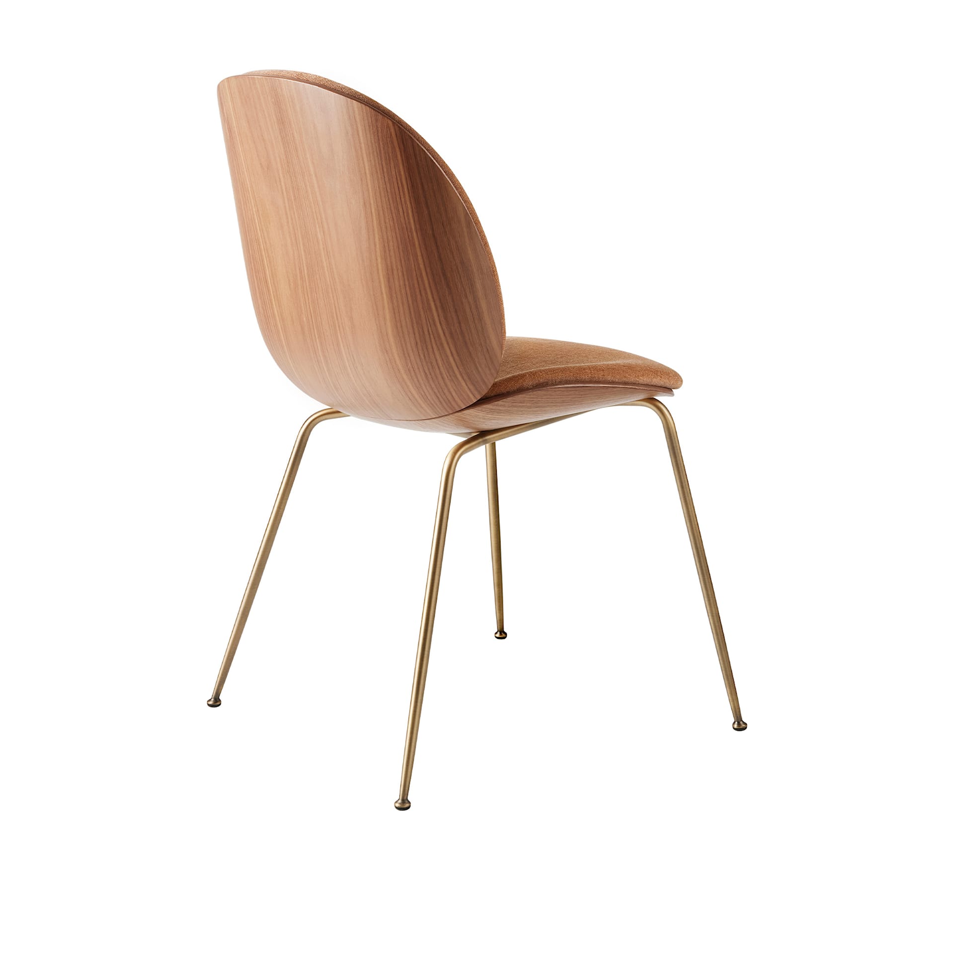 Beetle Dining Chair 3D Veneer Front Upholstered - Gubi - GamFratesi - NO GA