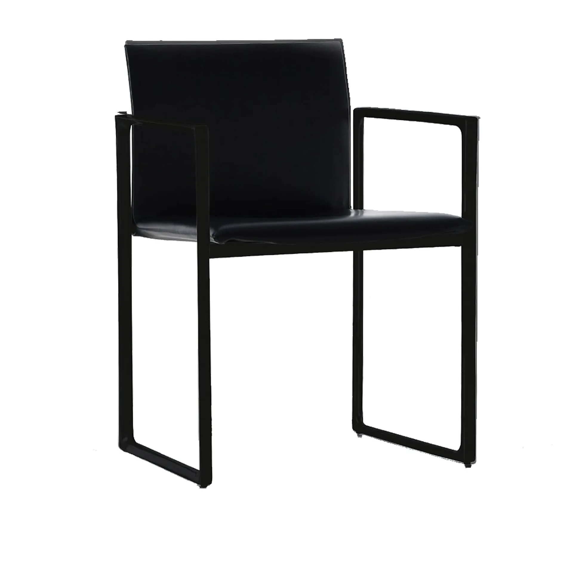 184 Eve Small Armchair Black aluminium - Cassina - Piero Lissoni - NO GA