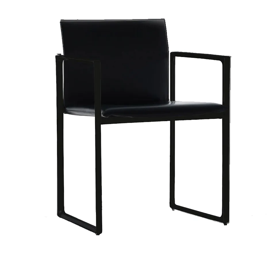 184 Eve Small Armchair Black aluminium