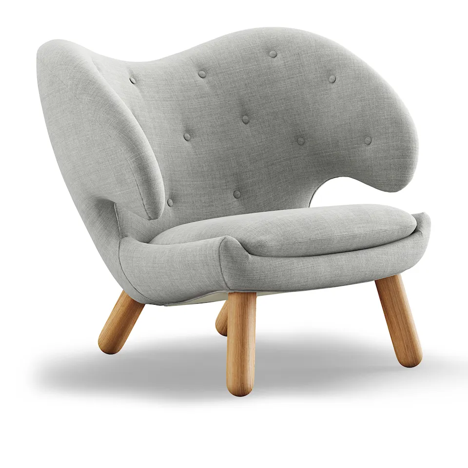 Pelican fåtölj Dark oiled oak