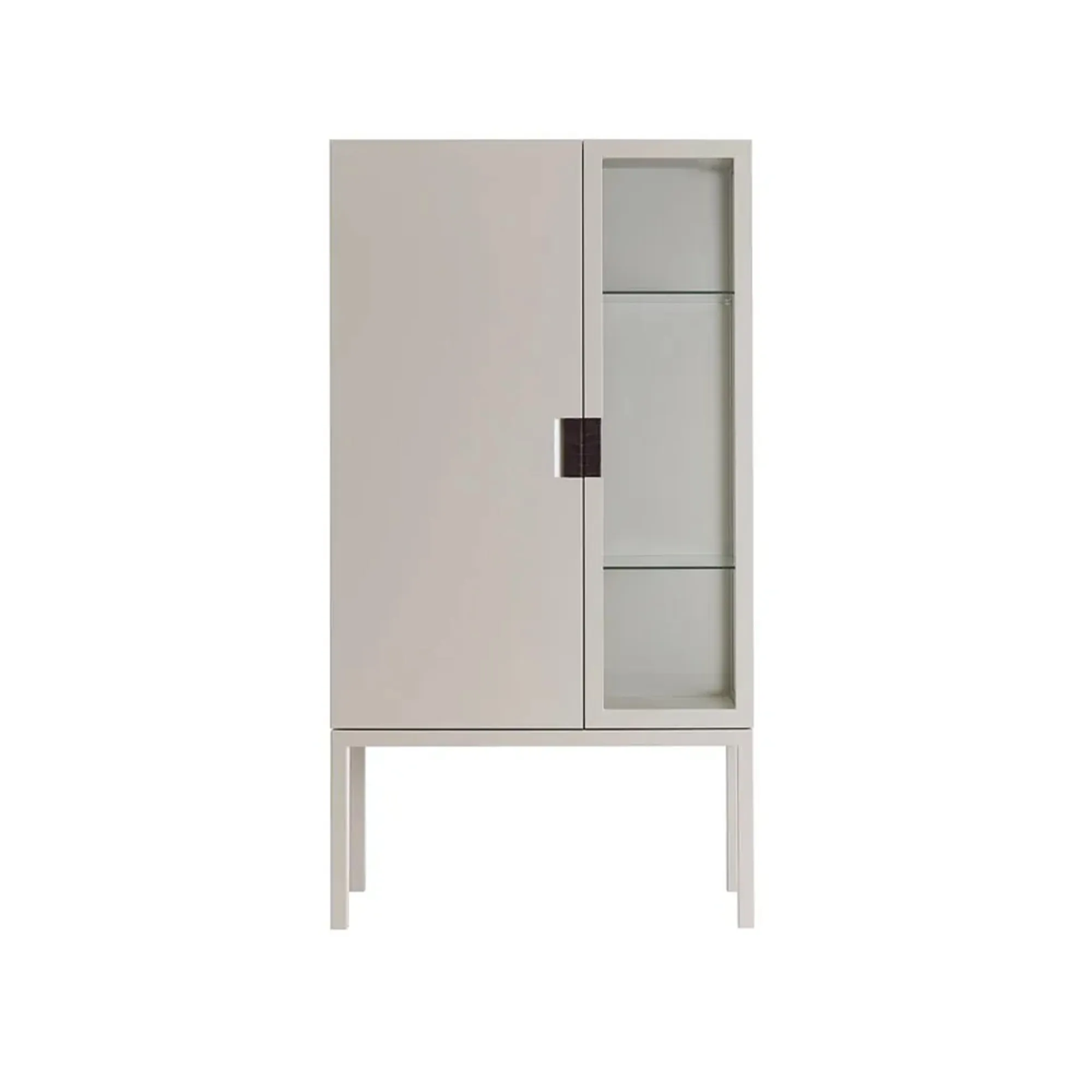 Frame Semi Cabinet Dark Sand - 1