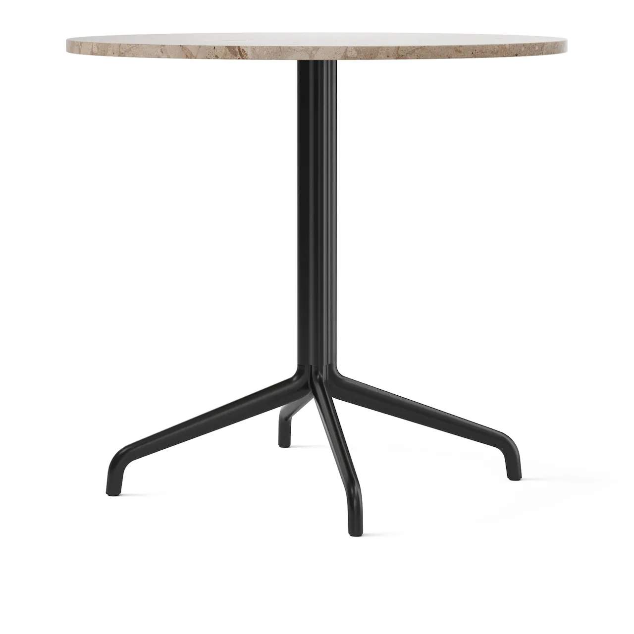 Harbour Column Dining Table 4-star - Black/Charcoal - Ø80 cm