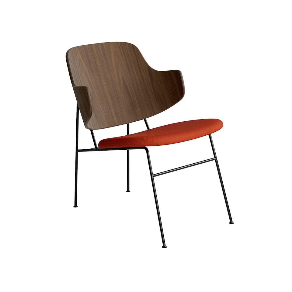 The Penguin Lounge Chair Walnut - Seat Upholstered