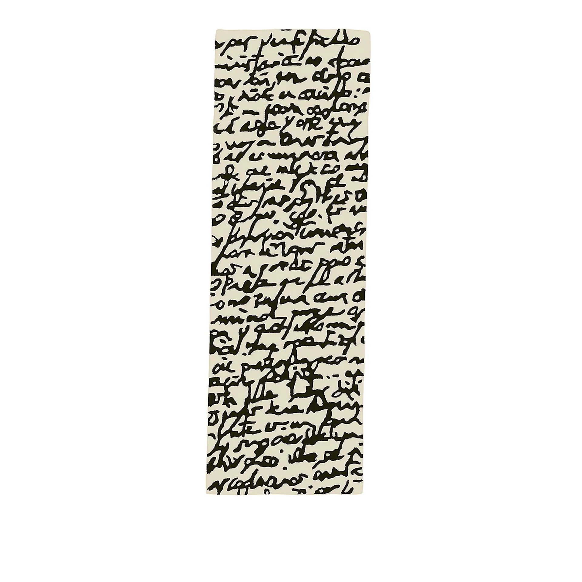 Black on White Manuscrit Runner 80x240 cm - Nanimarquina - NO GA