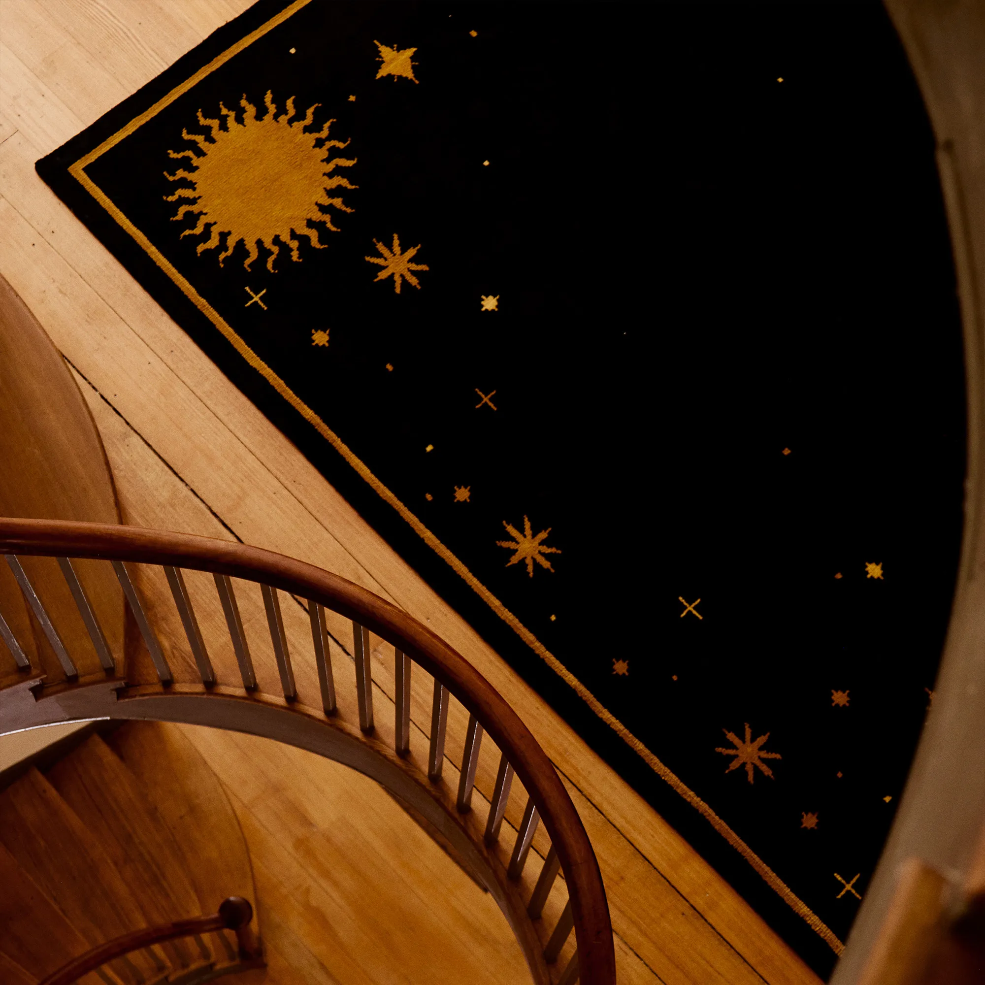 Celestial Deep Navy/Ochre ullmatta - 3