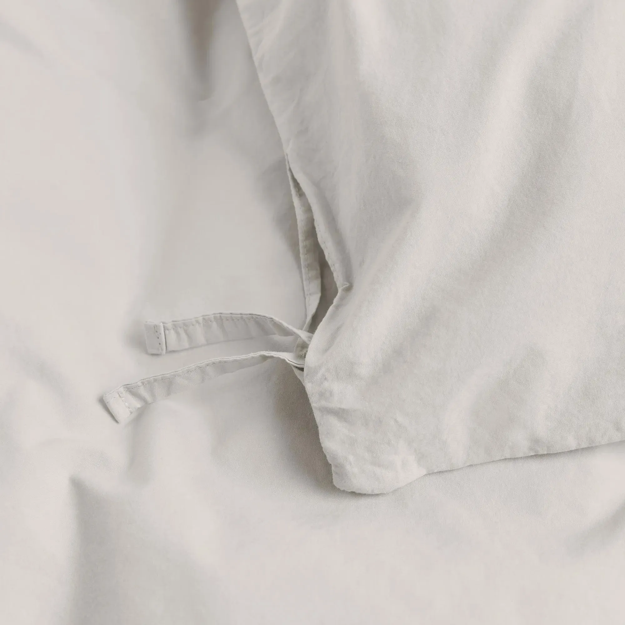 Percale Solid Soft Grey påslakan - 3