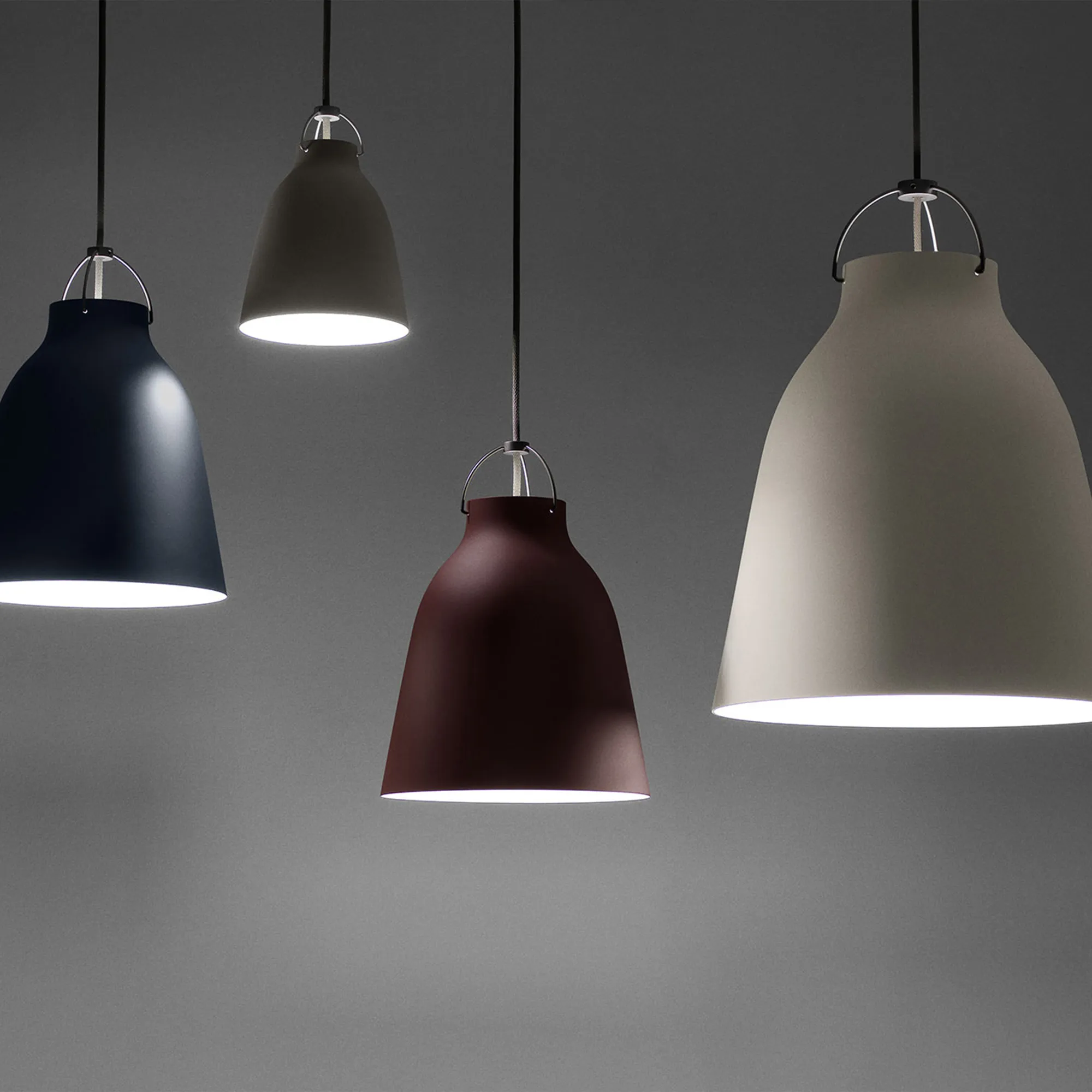 Caravaggio P3 pendellampa Black - 3
