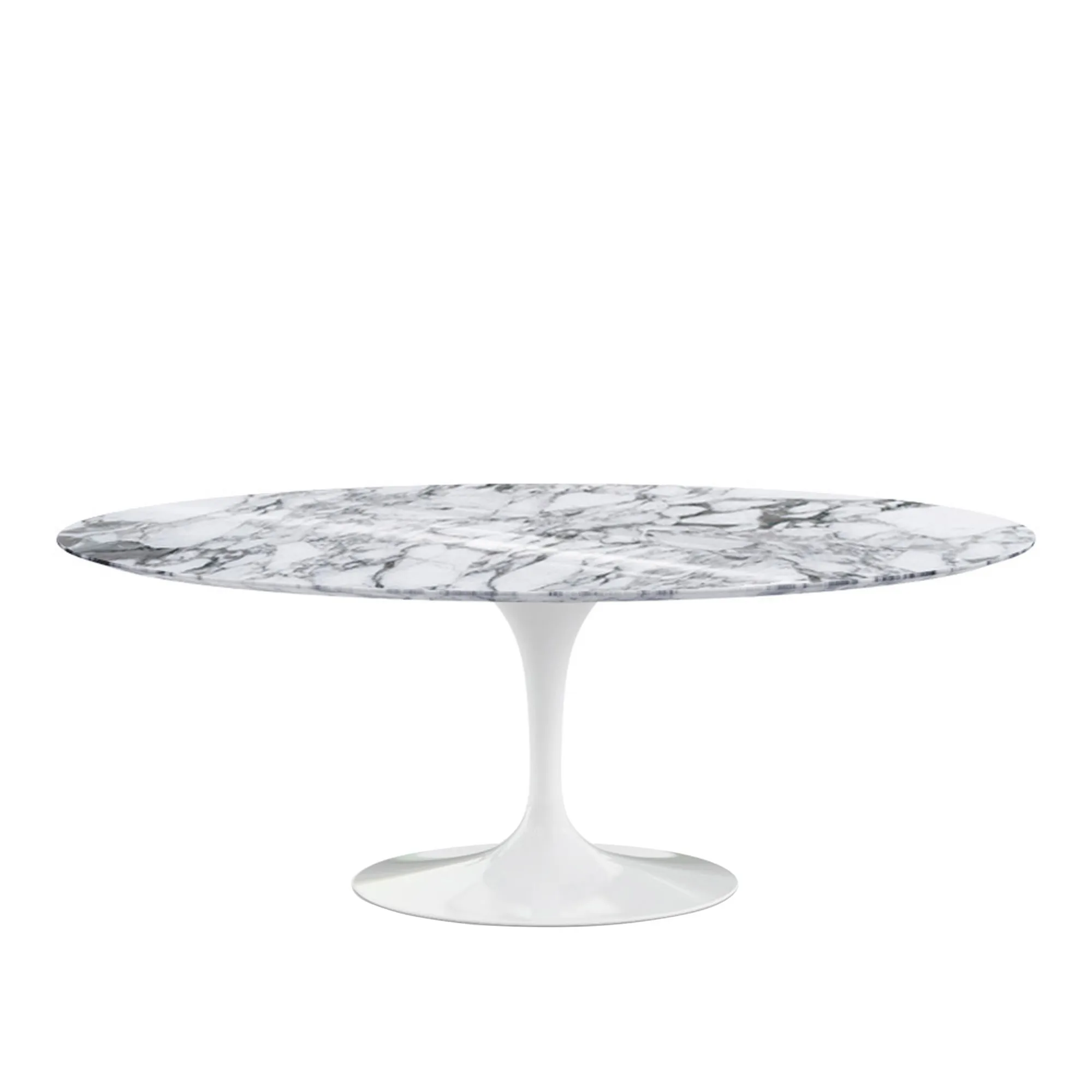 Saarinen Oval matbord 198 cm White - 1