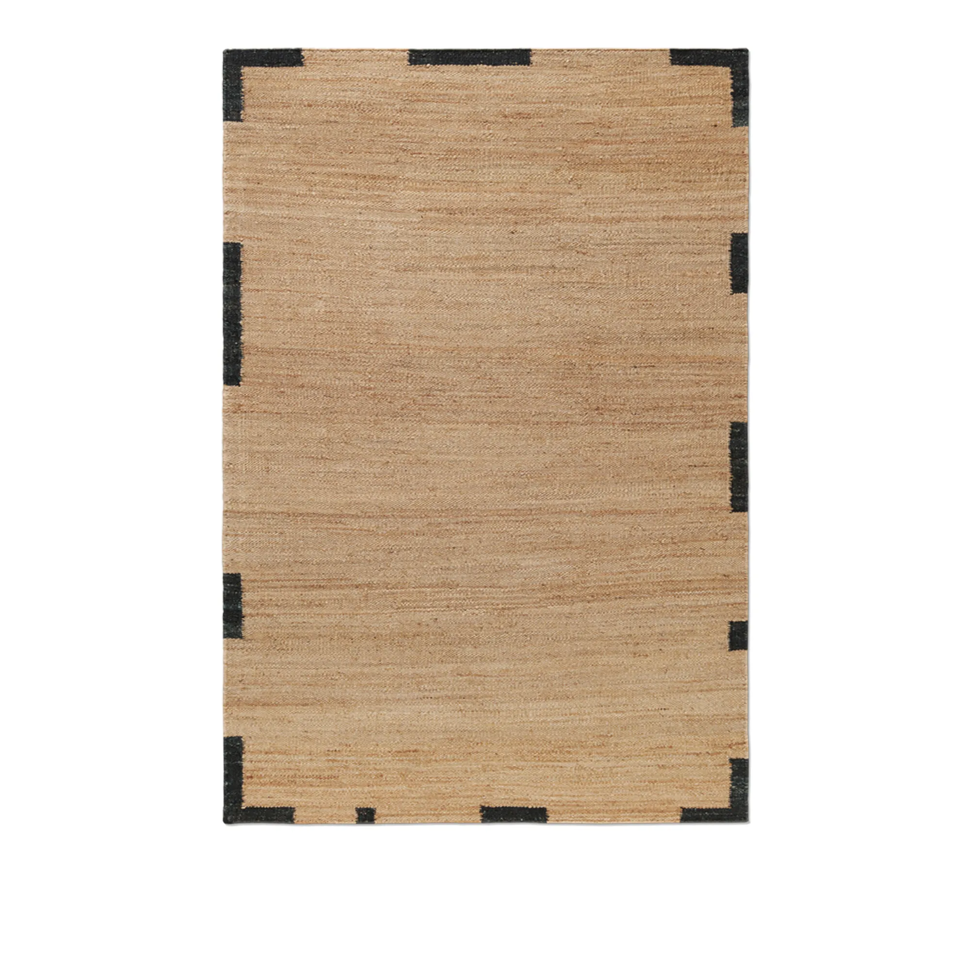 Jute Edge Black jutematta