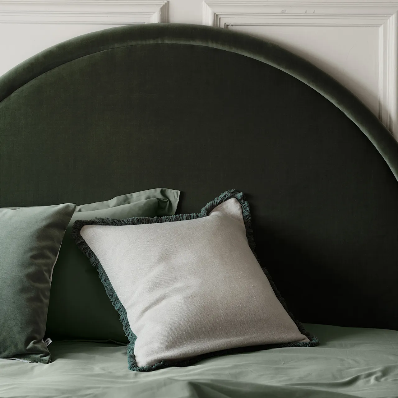 Pienza Beige/Green kuddfodral